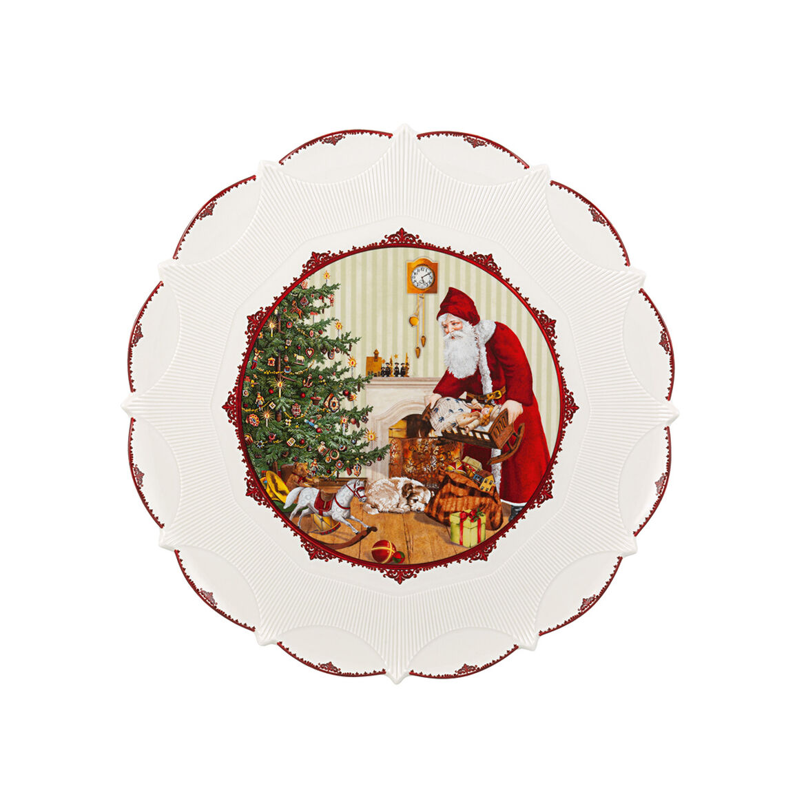 VASSOIO PASTICCERIA GRANDE BABBO NATALE VILLEROY