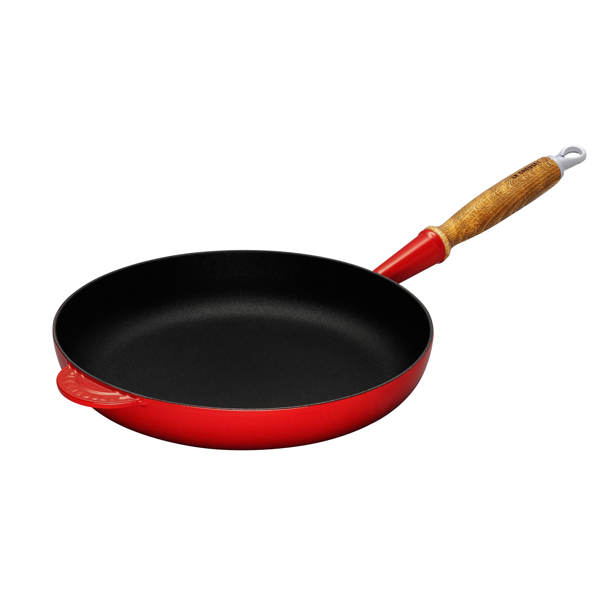 PADELLA MANICO LEGNO CM 28 CILIEGIA LE CREUSET