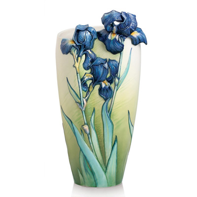 VASO VAN GOGH IRIS FLOWER FRAN Z PORCELAIN