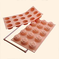 STAMPO FORMA ROSE CM 4,4 IN SI LICONE SILIKOMART